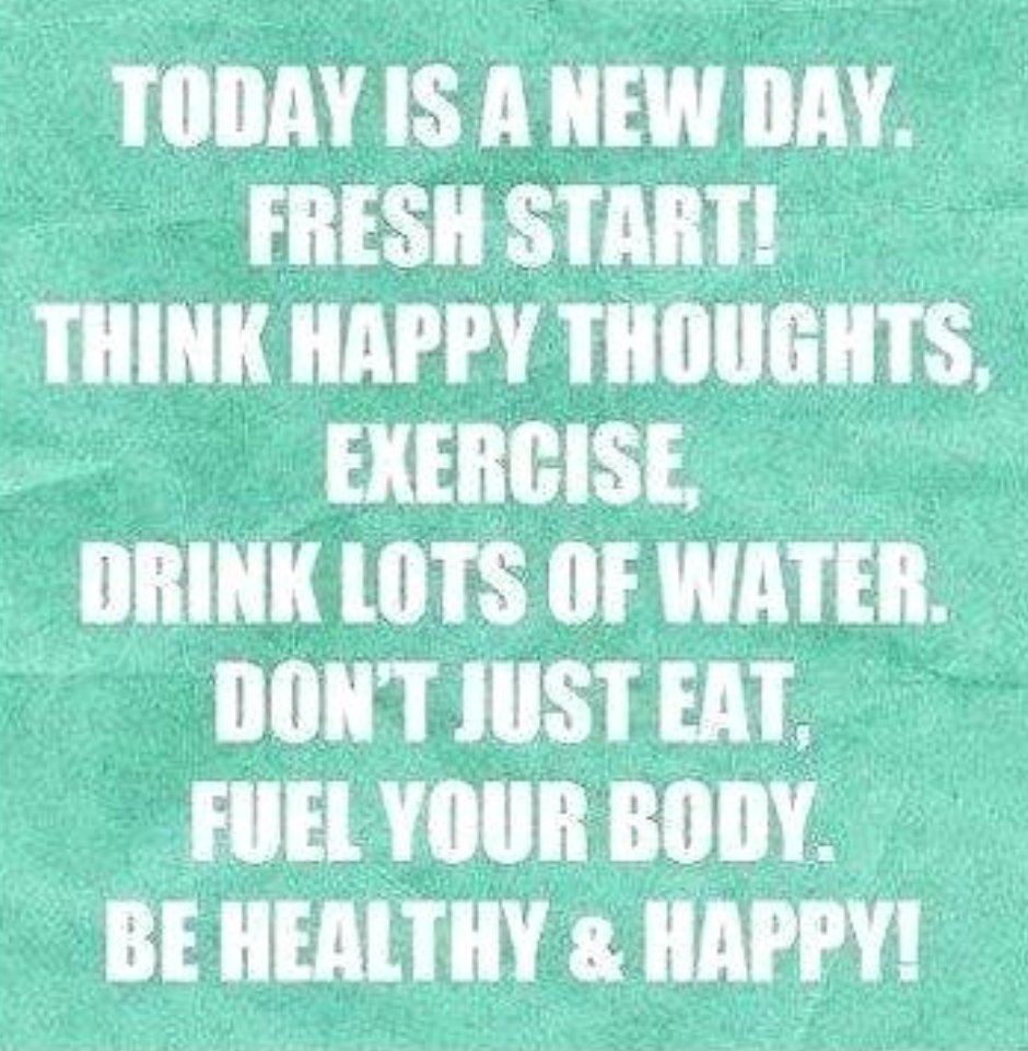 Everyday is the opportunity for a fresh start....an opportunity to get it right. 
#makehealthychoices #NOMOREEXCUSES #getfit #setgoals #makeyourselfproud #fitfam