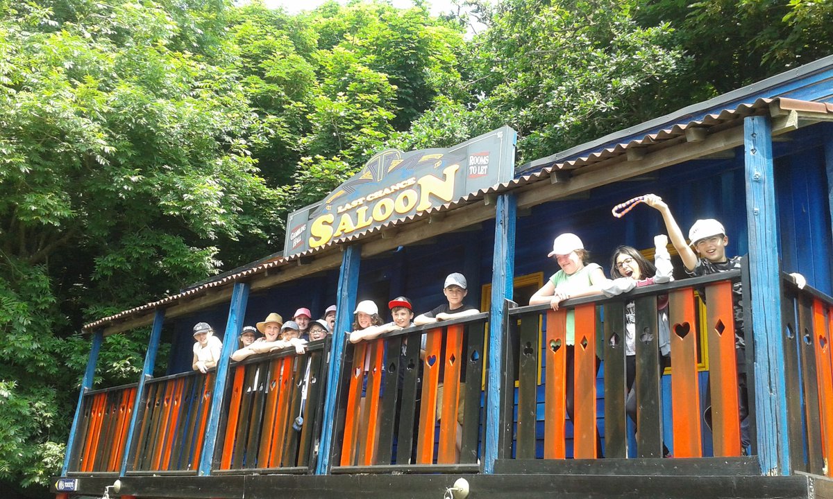 scargill_school's tweet photo. Cowboy Town at Blackgang Chine! #Yeahah! #IOW2018 https://t.co/d6FDr29bQO