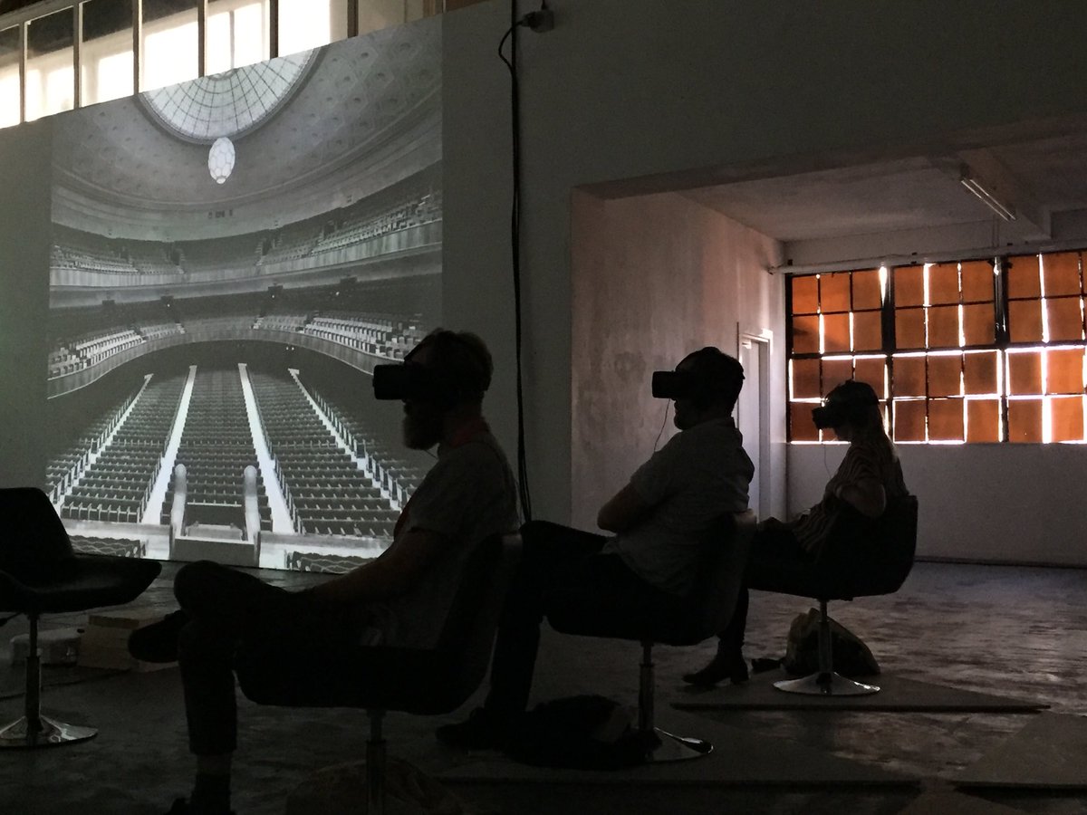 cmikkelborg's tweet photo. I love the #betterknowntruths VR cinema space @sheffdocfest - so cool and quiet - where our piece #TheJourney360 and several other great pieces are playing incl. #meetingamonster #sanctuariesofsilence #authenticallyus https://t.co/j1QWmpOS6m