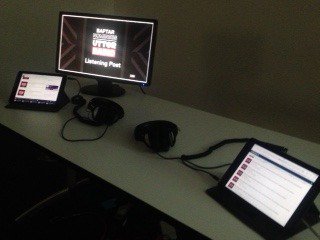 Utter_Radio's tweet photo. The Egg Suite at MCUK is the place to be - back to back screenings of the #BAFTARS2018 Video Nominations and Listening Posts for all Radio Nominations - gearing up for the big day tomorrow @BATARNews @RicMichael https://t.co/RDnw8KJPq2
