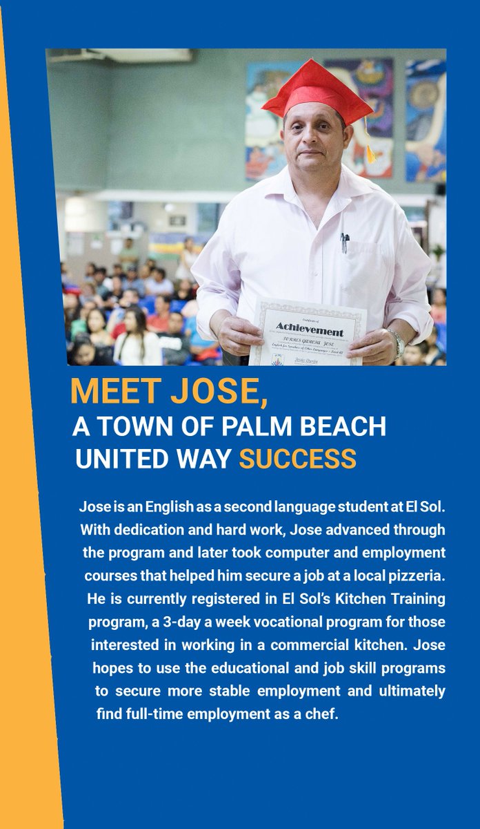 PBUnitedWay's tweet photo. The @PBUnitedWay invests $20,000 into @ElSolJupiter's ESL program and $20,000 into the agency's kitchen program.

#makingadifference #changedoesnthappenalone #LIVEUNITED #TuesdayThoughts #nutrition https://t.co/a2CcukYnWl