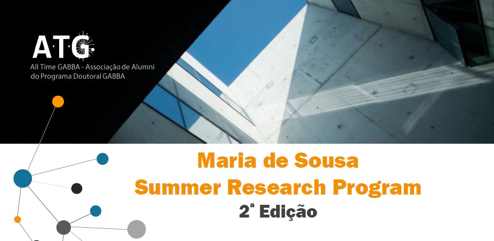 Following a successful pilot, the MdS Summer Research Program is back for its 2nd edition. 
Applications are open until June 22nd!
More info: bit.ly/2LIxAH3
#i3Sedu #ATG #GABBA