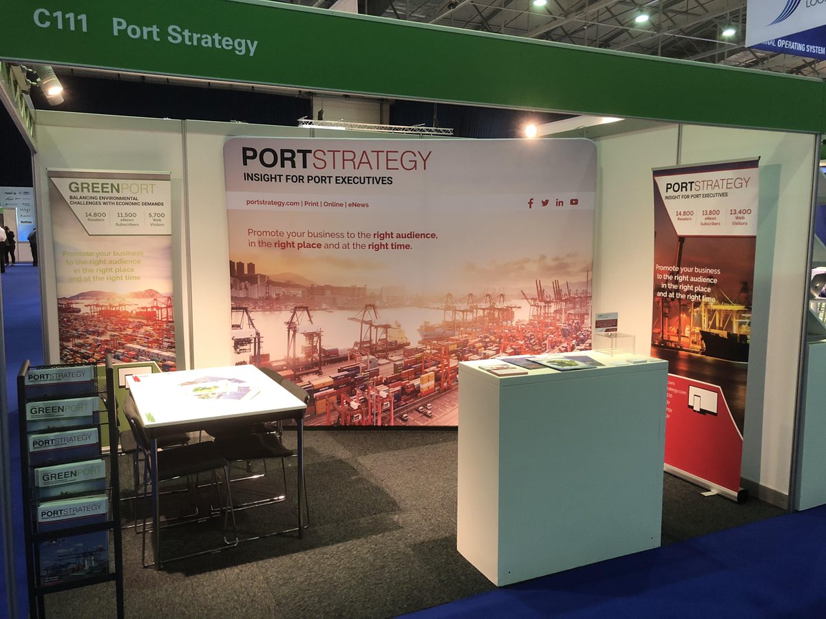 portstrategy's tweet photo. Visit the Port Strategy team at #TOCEurope stand C111 to receive a FREE trial subscription and a promo code for one FREE press release post on https://t.co/cVhplx2Hrp  #portstrategy #portnews #TOCWorldwide #TOCEurope https://t.co/oN4LXRMS5G