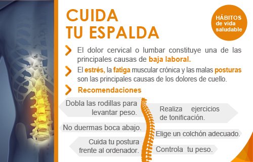 #12Jun  Nuestro consejo saludable de la semana es sobre el cuidado de la espalda Aquí 👇 te lo decimos: #JuventudVictoriosa
