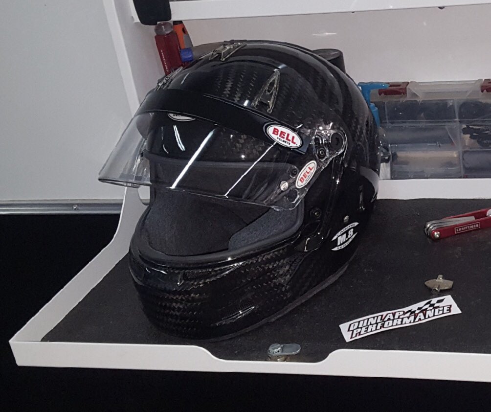 I am excited to hit the track with my new <a href="/BellRacingUSA/">Bell Racing USA</a> M8 Carbon kart helmet.  Easily half the weight of the one i have been using.    I can’t thank Bell enough for not only making a safe and trick product, but also providing incredible customer service.