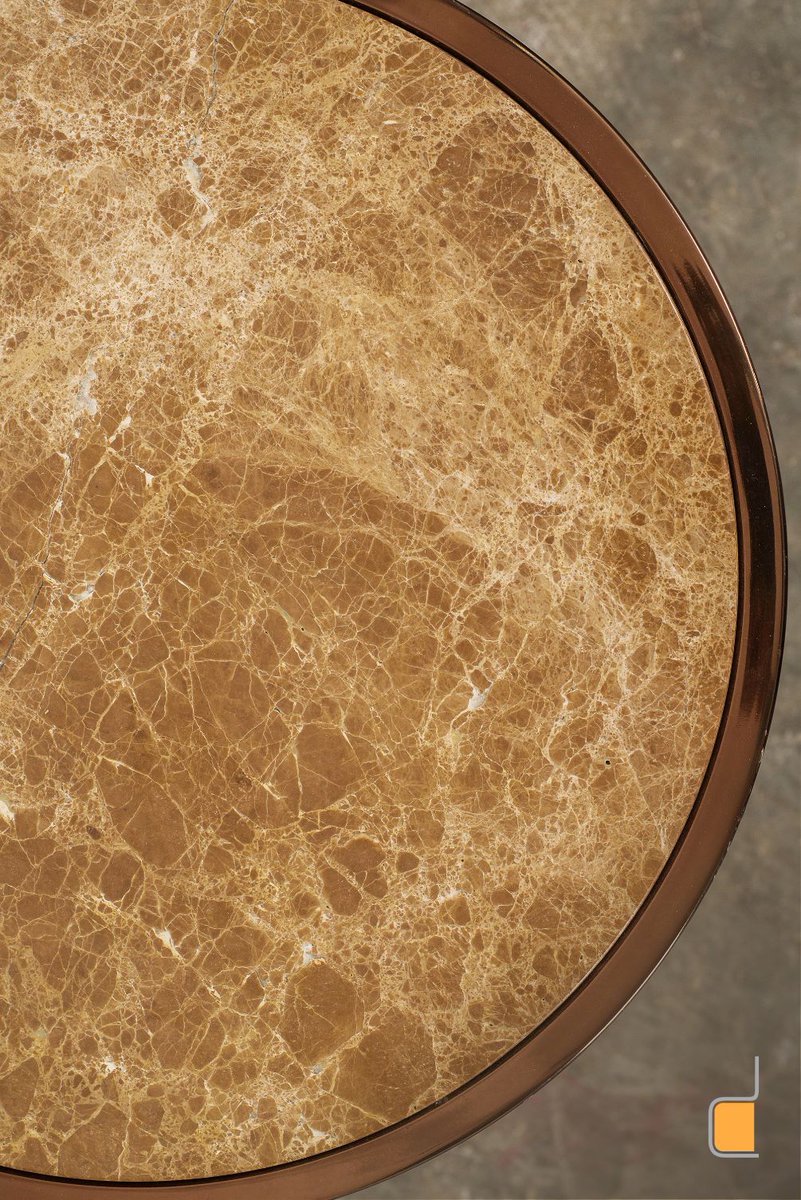StudioDecube's tweet photo. #Uncluttered, #sleek #lines and a clear silhouette', this #sidetable will add an edge to your interiors. #italianmarble #marble #minimal #homedecor #metal #rosegold #luxe #modern #alluring #furniture #furnituredesign #product #table #scandistyle #indoorliving #elegance #circular https://t.co/qZmXd3CfyS