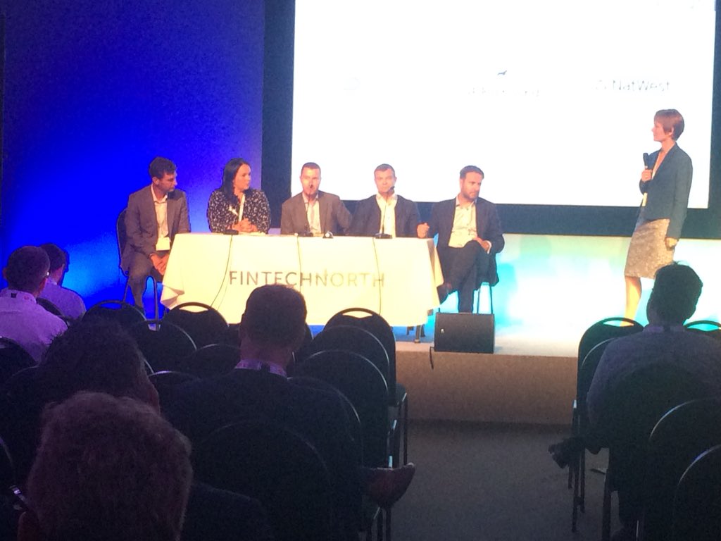 NatWest’s Head of Technology, Neil Bellamy, talking about funding solutions for the tech sector as part of the #fintechnorth conference here in Liverpool.