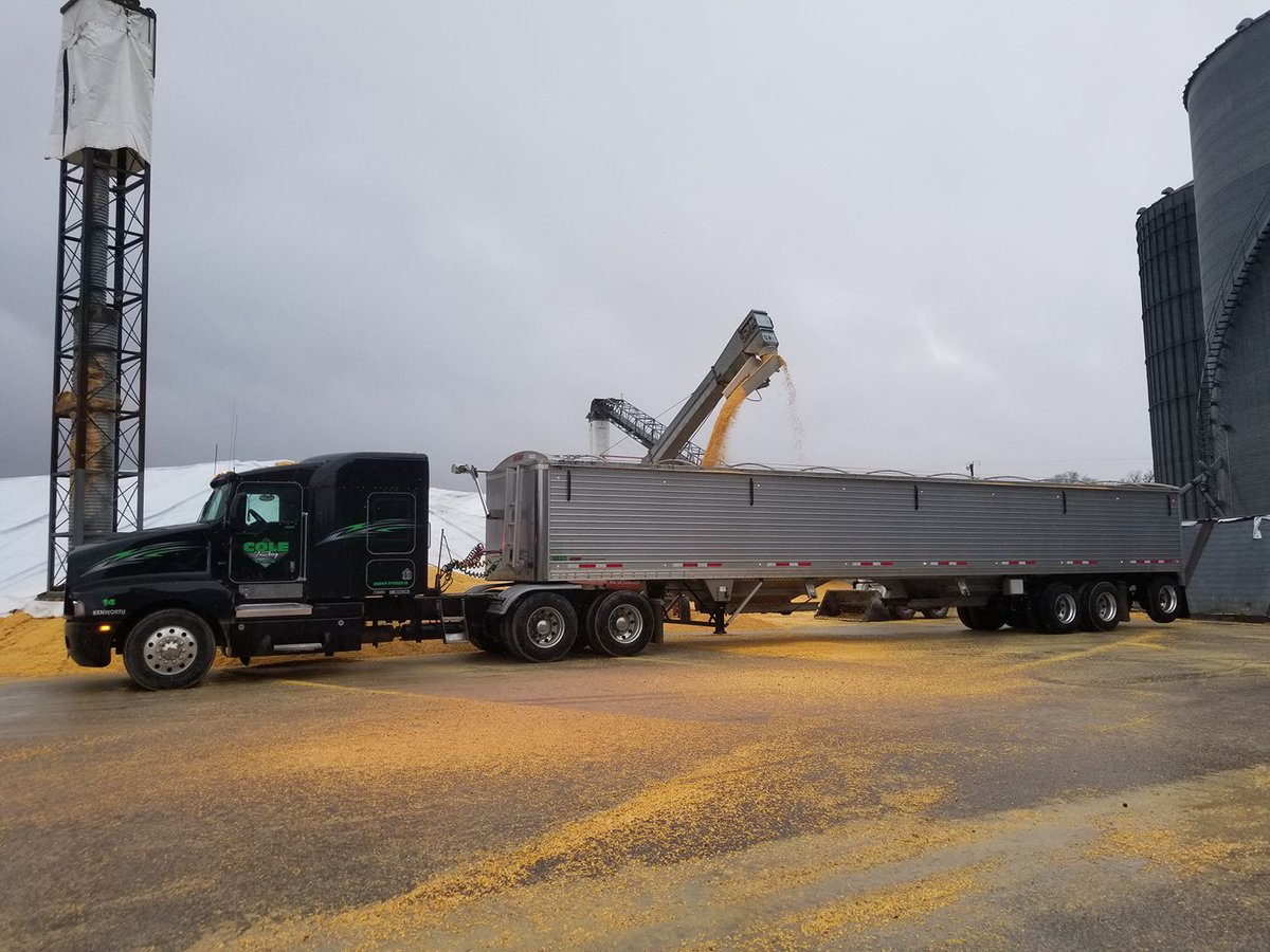 raneyschrome's tweet photo. We've got some great photos to share for #TruckerTuesday! We want to see more of what you're hauling this week! Thanks to Dakota for this pic. #trucking #grain https://t.co/q7uTdIdnxn