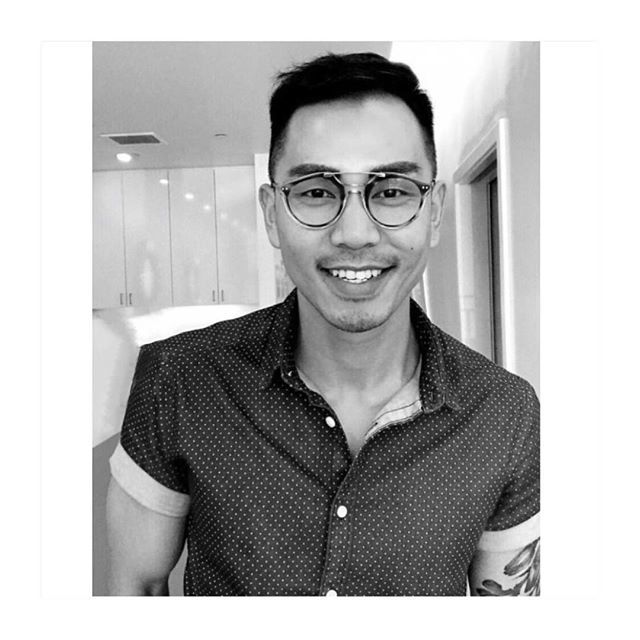 EYE LOVE 👀 🖤: @aidanqvo of @eyelovepinole wearing the EICHLER as it was meant to be! #eyewear #lunettes #megane #occhiali #brille #brillen #briller #oculos #framewithinaframe #tatoo #tats #blakekuwahara #designmatters
