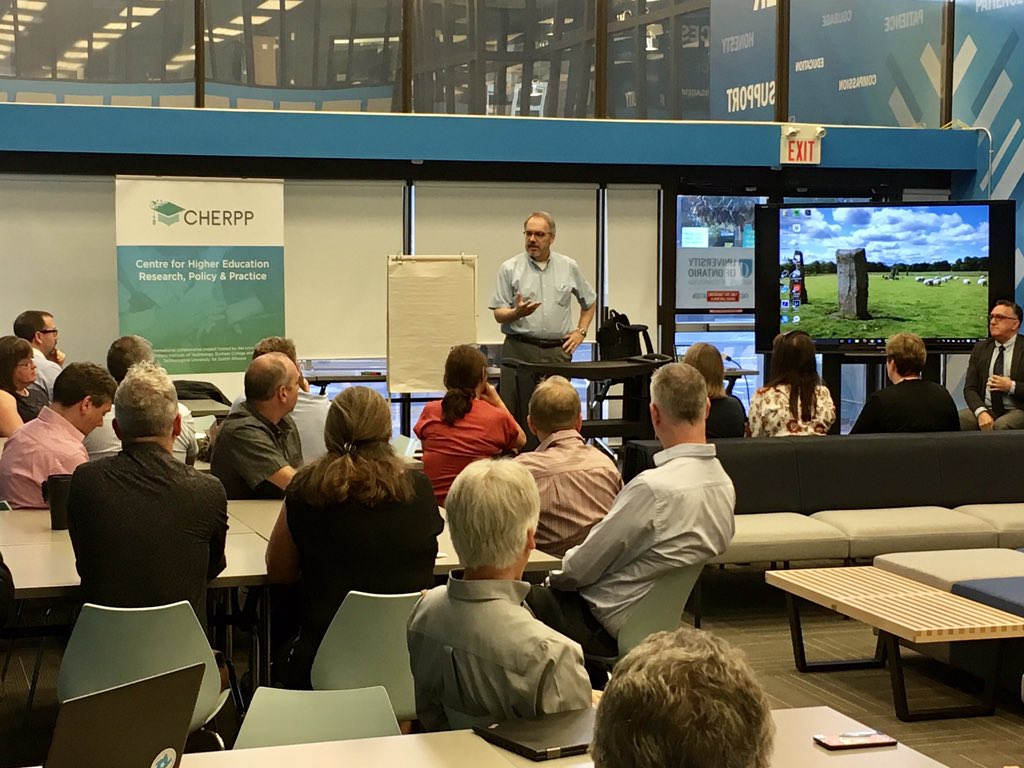 ClaireMacNamee's tweet photo. A warm welcome from @KDoughertyDC Associate Dean, School of Interdisciplinary Studies @durhamcollege #TU4D #HEAmobility #Collaboration #Mobility #IrelandCanada @CHERPPIreCan https://t.co/Ho6SVyx1De