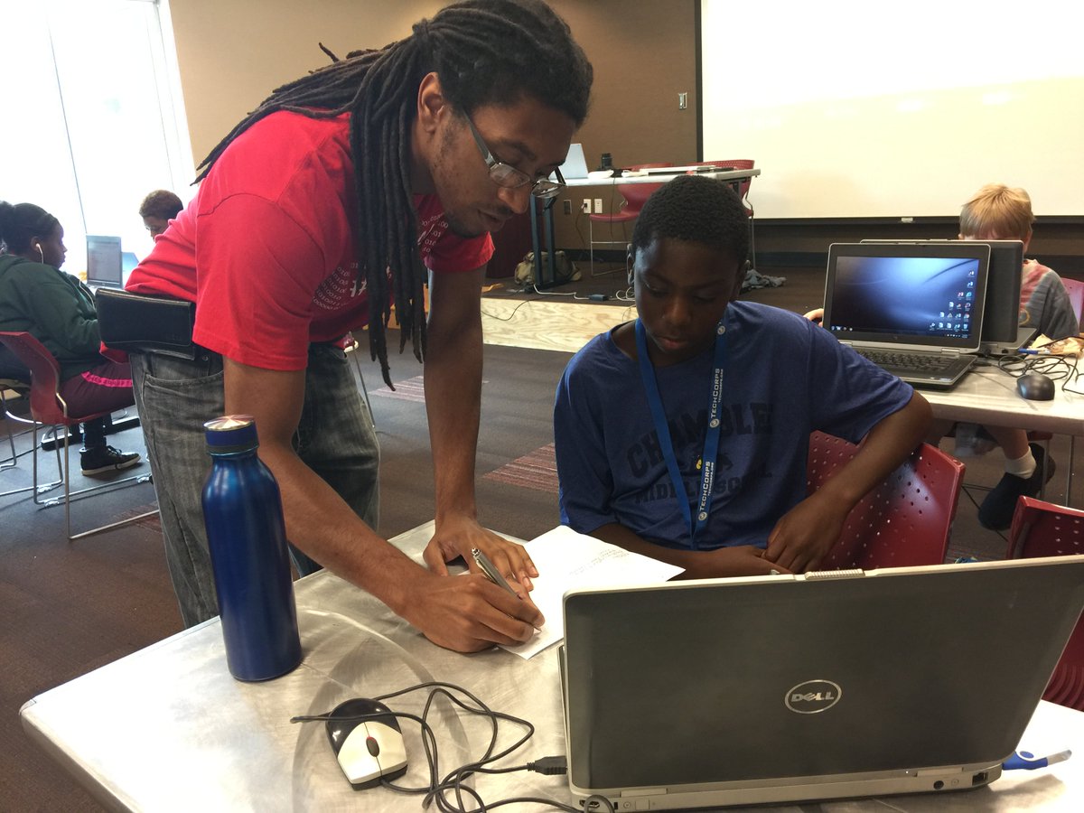techcorpsus's tweet image. Attention students of Elyria: limited spots left to learn programming at Techie Camp! Reserve your seat today: bit.ly/2HwG8y8 #CSforCLE #CSforall #codewithTC @CityofElyria