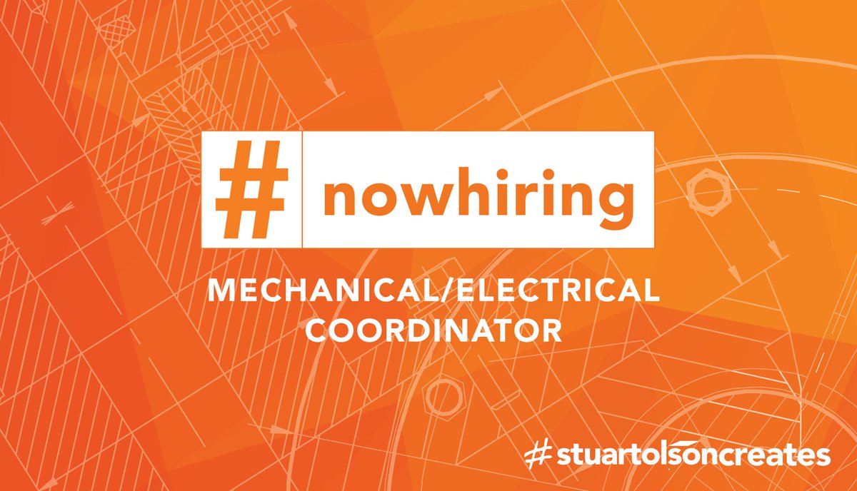 StuartOlsonInc's tweet image. #NowHiring: #Mechanical/#Electrical Coordinator to join our Buildings Group team in #Mississauga, coordinating building systems such as site services, elevator, mechanical + electrical. Discover this exciting role here: bit.ly/2ILHoyX #ONjobs #stuartolsoncreates