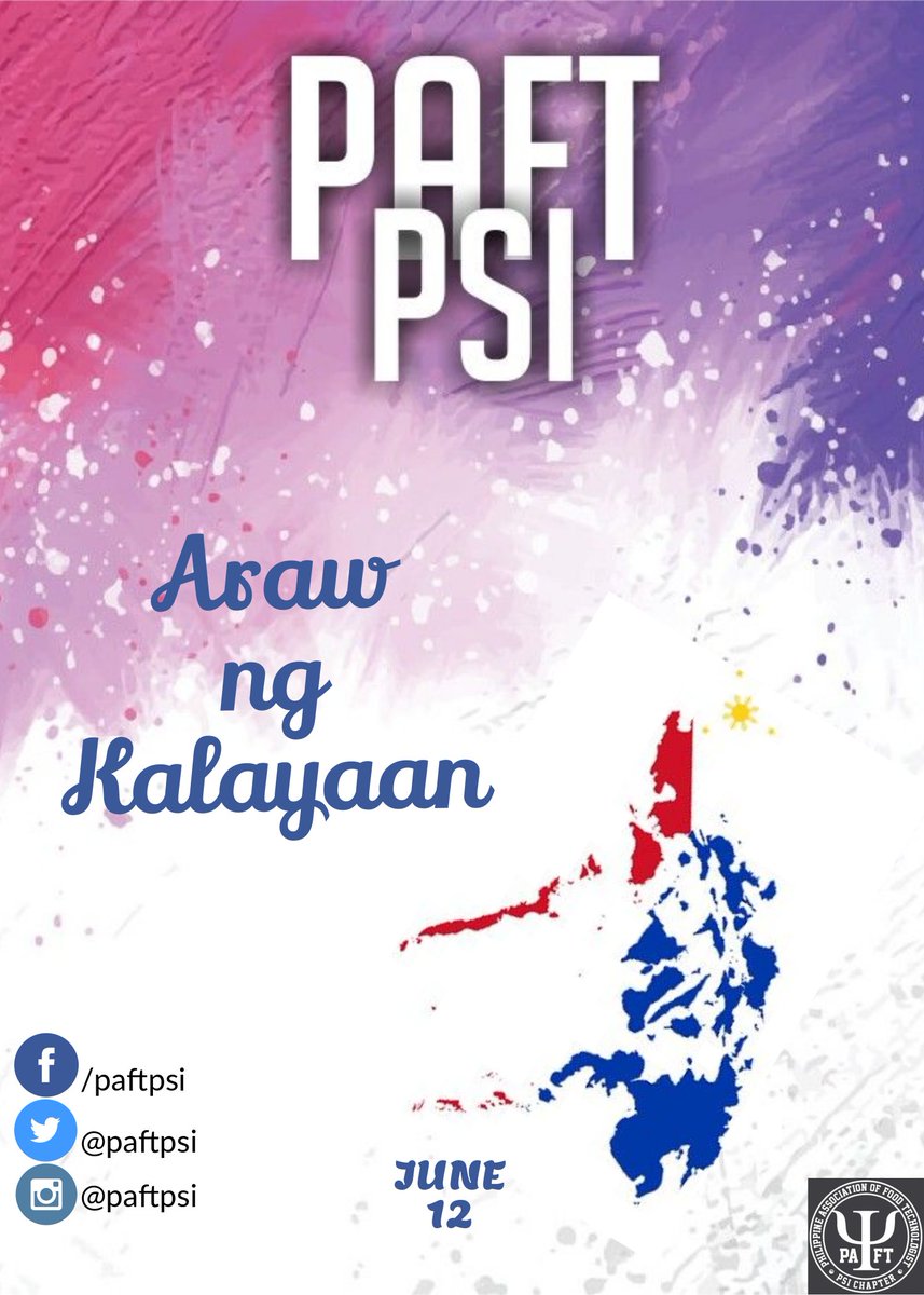 PaftPsi's tweet photo. Participate and be pro-active. You are a Filipino and this is your country.
Let your voice be heard and let your children’s children live free too!

#IndependenceDay2018 
#KnowYourHistory https://t.co/YY1FEoAQlR