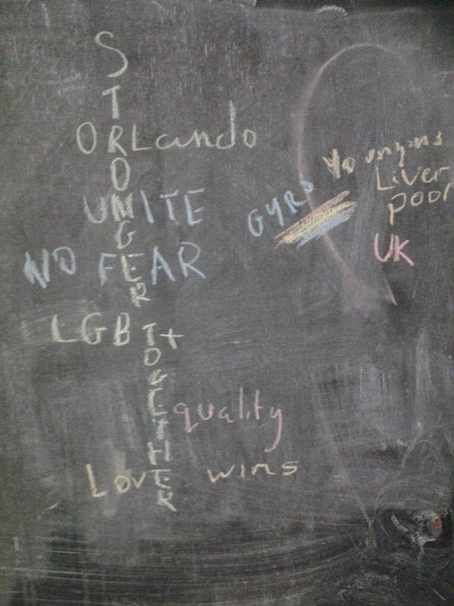 gyroliverpool's tweet photo. Reflecting on whether things have changed positively for LGBTQ+ people in the US and around the world in the past two years. For people with Intersectional identities e.g being gay/trans/BAME things should have gotten better but have they? #Orlando #Solidaritry #Pride https://t.co/JeyskPXok7