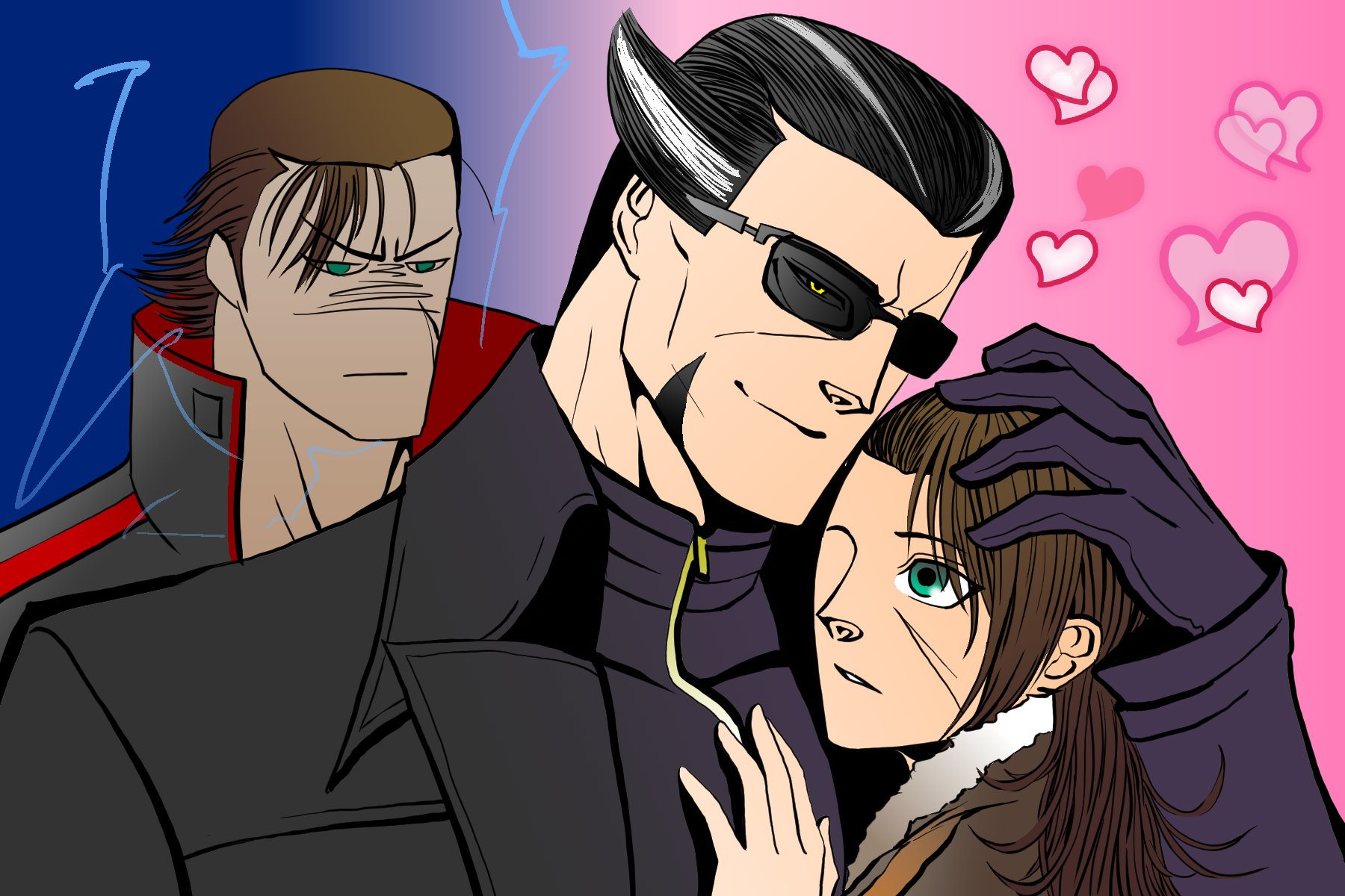 ウチ イラスト垢にてskeb受付中 Na Twitteri 女体化 捏造設定 現代に転生した松永さんが小十郎の子孫とリア充 背後に居る小十郎はご先祖兼守護霊 恋人の日 戦国basara 片倉小十郎 松永久秀 女体化 T Co Jmlg6xjuff Twitter