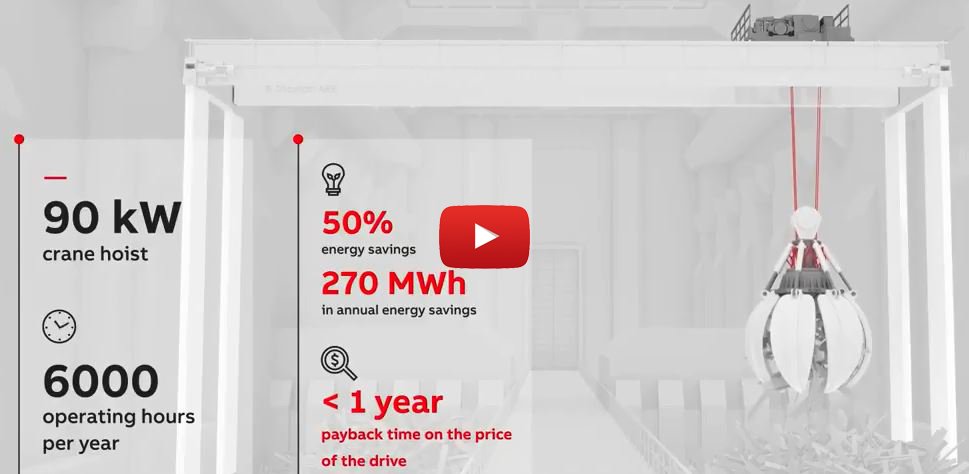 Say "NO" to wasted energy! The #ABB #ACS880 regenerative drive captures braking energy, usually lost as heat, so that it can be utilized by other equipment. And the best part -- it's all included in the drive. youtube.com/watch?v=OEO_VW…