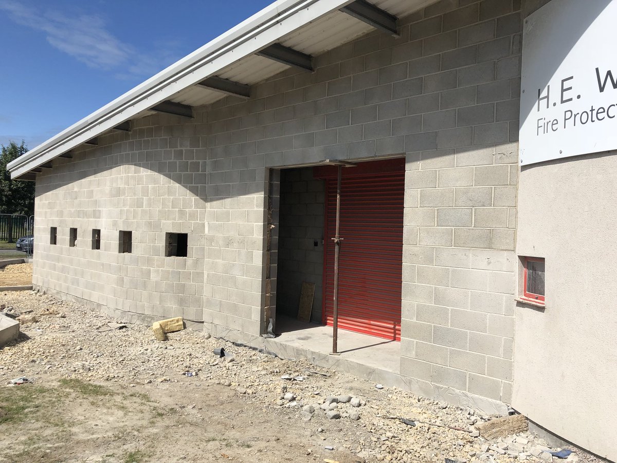 HEWoolley's tweet photo. Wall has been built 🚧🏗. Time to knock one down #building #construction #development https://t.co/6XGbT85ohi