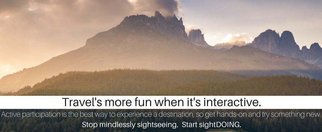 sightDOING's tweet photo. Follow me for tweets & stories on #travel, hands-on experiences, outdoor adventure, and interactive #sightDOING!
--> https://t.co/0jFZBFh614 https://t.co/1MmqVlXLSU