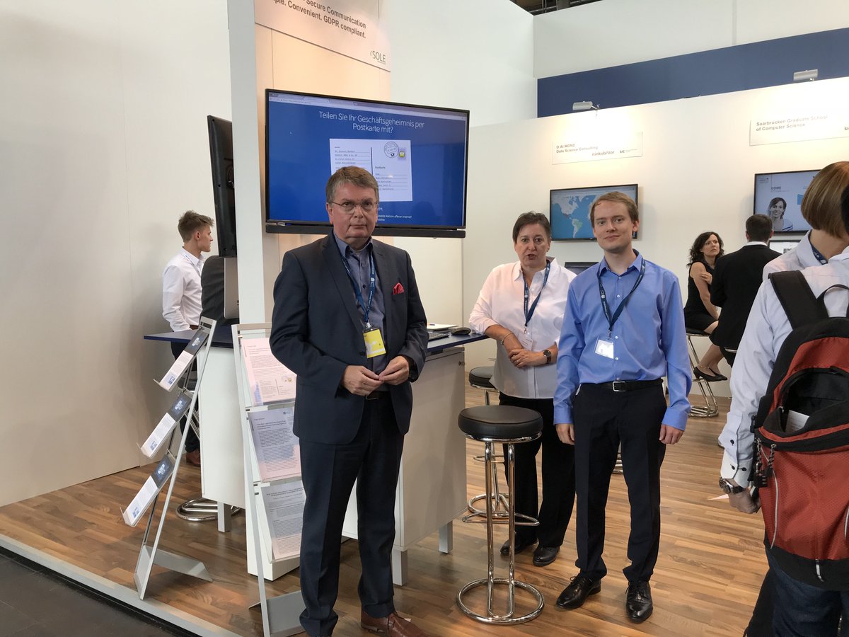 solesoftware's tweet photo. Besucht uns auf der CEBIT 2018! Noch bis einschließlich Freitag sind wir in Halle 27 an Stand G75. Auf Anfrage stellen wir gerne noch Last-Minute-Freikarten zur Verfügung. https://t.co/Rqbkf8Ftna