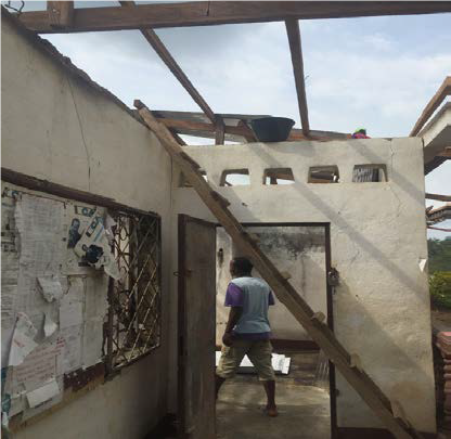 stevecockburn's tweet photo. 6/9 Yet the armed separatists groups have also killed members of the security forces, and committed serious human rights abuses, not least attacking teachers and schools who did not take part in a region-wide boycott. This is a school in #Fontem destroyed on 24 Nov 2017 https://t.co/GbydSGgWF5