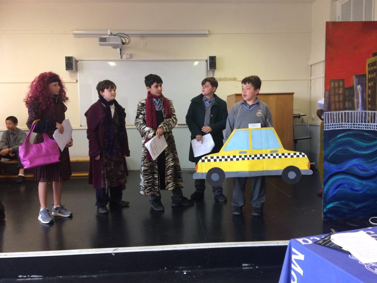 MsReganSyngeSt's tweet photo. The Drama club is busy preparing for our production of ‘Bus Stopping’  next Tuesday the 19th of June here in @BunscoilSynge #drama #dramaclub #theatre https://t.co/nKar78EYXB
