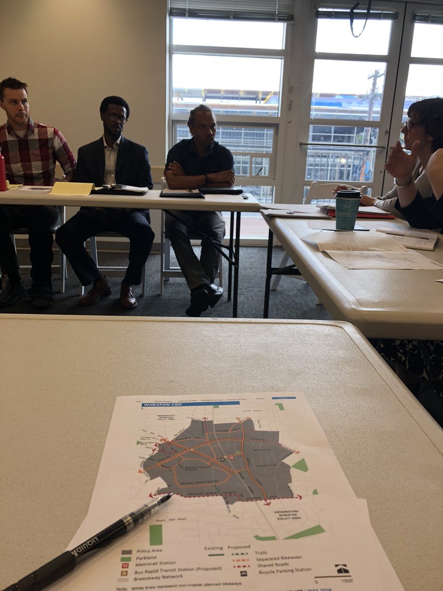 Ron__Franks's tweet photo. This morning I met with SHA and MCDOT to discuss plans to reduce traffic and increase pedestrian safety in Wheaton. #wheaton #MDpolitics #MdTraffic https://t.co/agz3Vws9ws