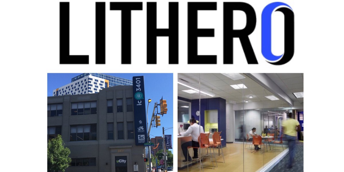 LitheroCo's tweet photo. We are thrilled to join a group of leading #Philadelphia startups at the Innovation Center! @ic3401 is an asset to the Philly startup community. If you’re in the area, 
stop by and say hello at 3401 Market Street, Suite 200!
#startup #tech #phillystartup #sciencecenter #drexel https://t.co/3NwfLwFxgw