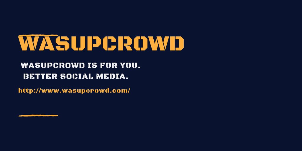 WasUpCrowd's tweet image. WasupCrowd 
Time to move towards future. A social more secured and more respect for yours privacy . For download link here :-wasupcrowd.com
#socialmedia #againstfacebook #facebookbookcomprtitor