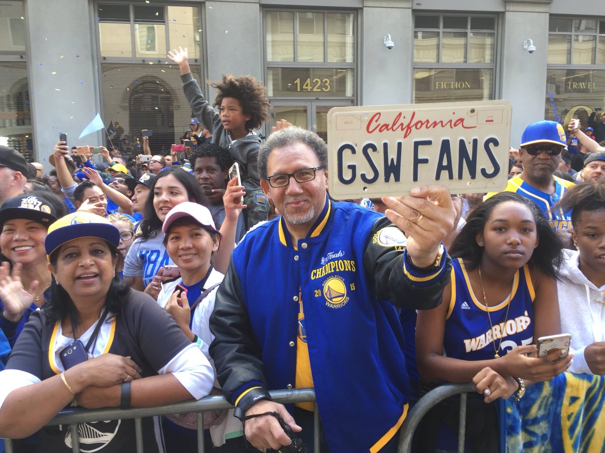 It’s a fine day for a parade and it never gets old!  #WarriorsParade