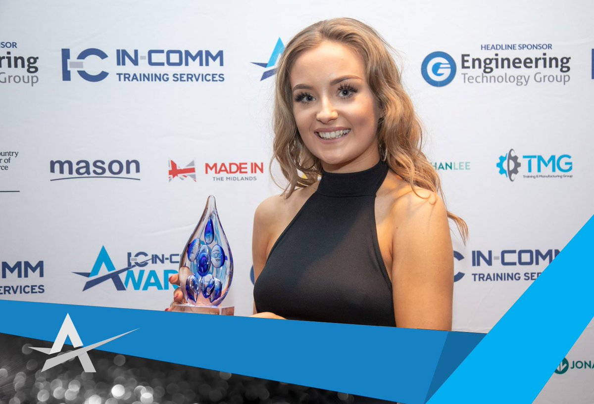Incomm_training's tweet photo. Congratulations Lauren Ball of Caterpillar Shrewsbury...Learner of the Year - In-Comm Engineering Academies. "Despite being the only girl in her cohort, she has led from the front from the very start, showing great skill and maturity." #InCommA18 #ukmfg https://t.co/YOqJkeSTPP