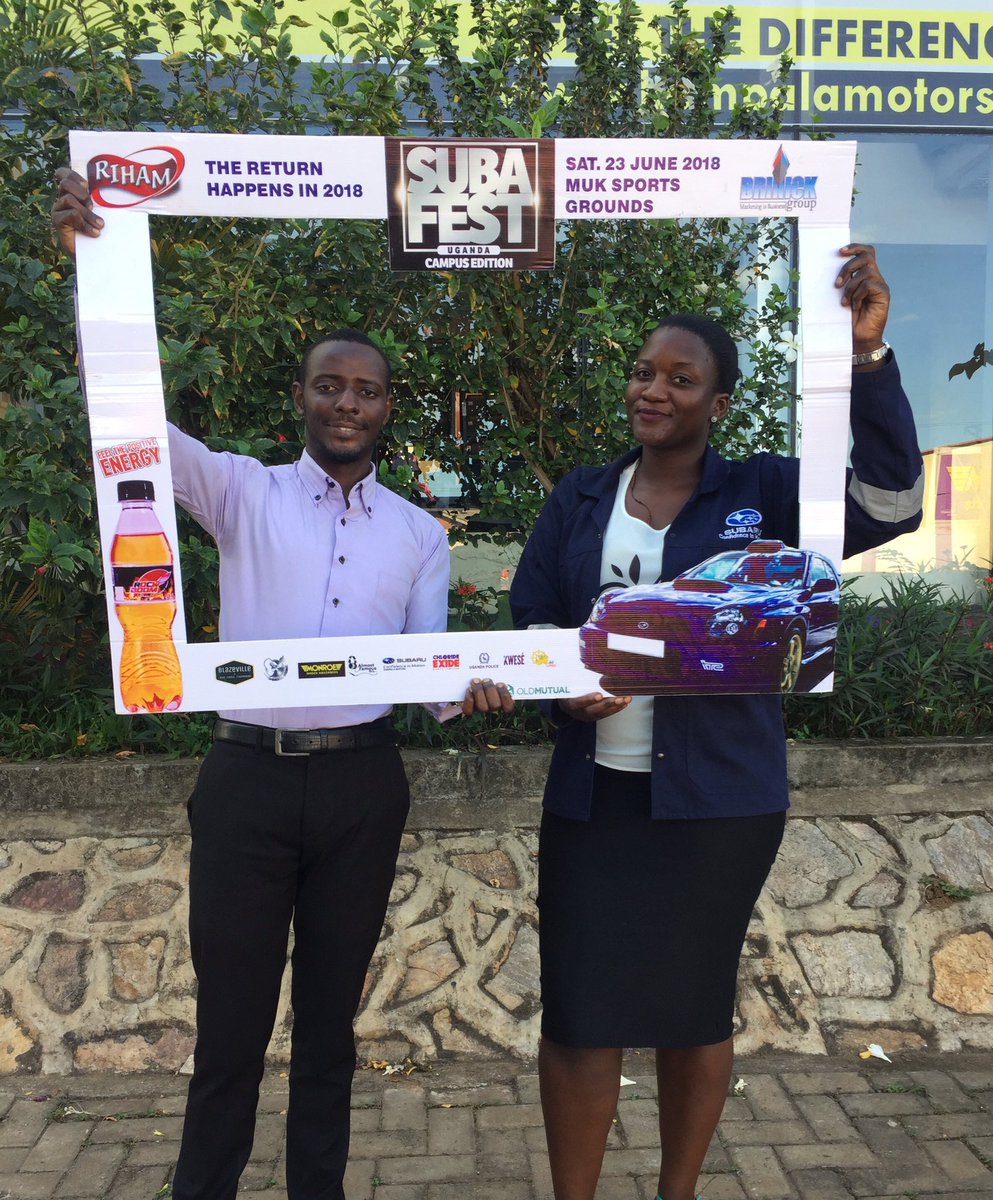 KampalaMotorsLt's tweet photo. The return happens in 2018 Kampala Motors ltd invites you all to the Subaru Festival on the 23 June. #SubaFest https://t.co/D1gR1AVP7c