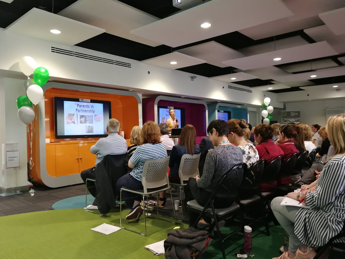 SETInnovation's tweet photo. Our fourth finalist is Sarah from Neonatal Unit at the Ulster Hospital who is presenting her project 'Parents in Partnership' #SQE2018 https://t.co/4P79WMe28m