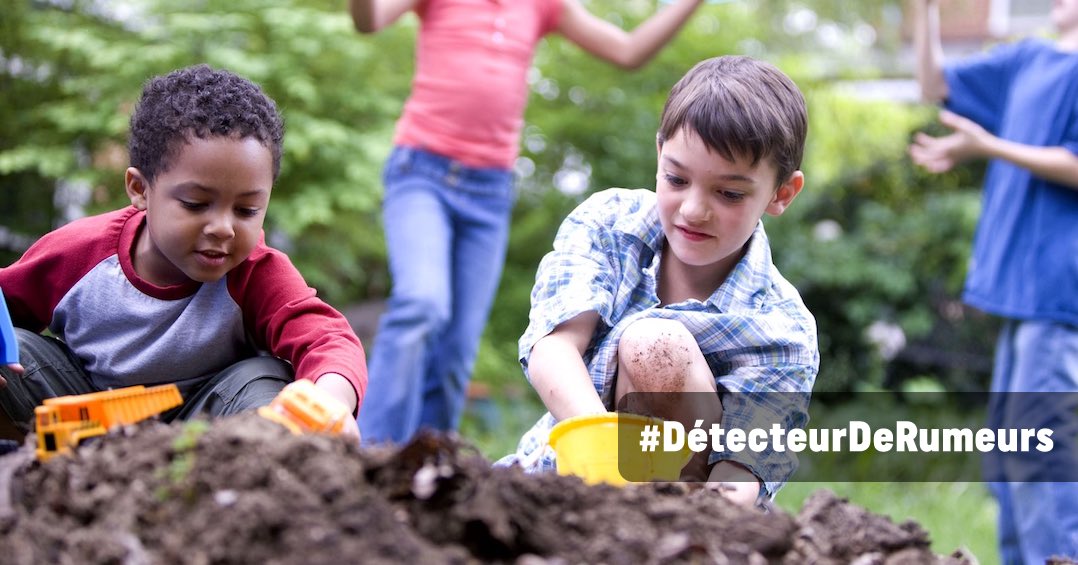 "Les gels antibactériens aux sacs à dos des enfants, notre volonté de les garder propres en tout temps, le fait qu’ils passent 2 fois moins de temps dehors, sont autant d’habitudes qui pourraient nuire à leur santé" #Détecteurderumeurs  <a href="/PlaneteF/">PlanèteF</a> ow.ly/uJO630koo57