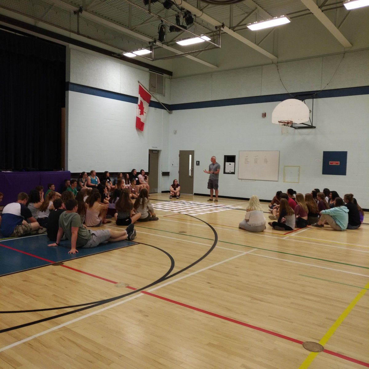 <a href="/Lightninglee8/">Rob Lee</a> doing his thing to train LINK Crew Leaders. These <a href="/OSDSS_/">OSDSS</a> Sr students will be ready to help gr 9's in September and beyond. <a href="/BluewaterDSB/">Bluewater DSB</a>