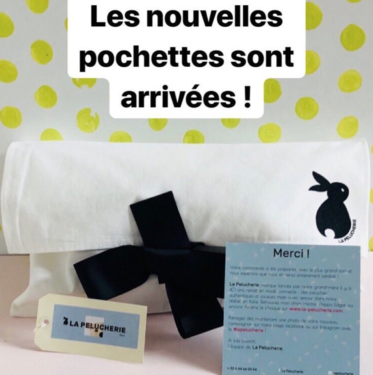 Nous avons reçu les nouvelles pochettes ! 
A retrouver dans chacune de vos commandes et à faire personnaliser ! 
Loving it <3