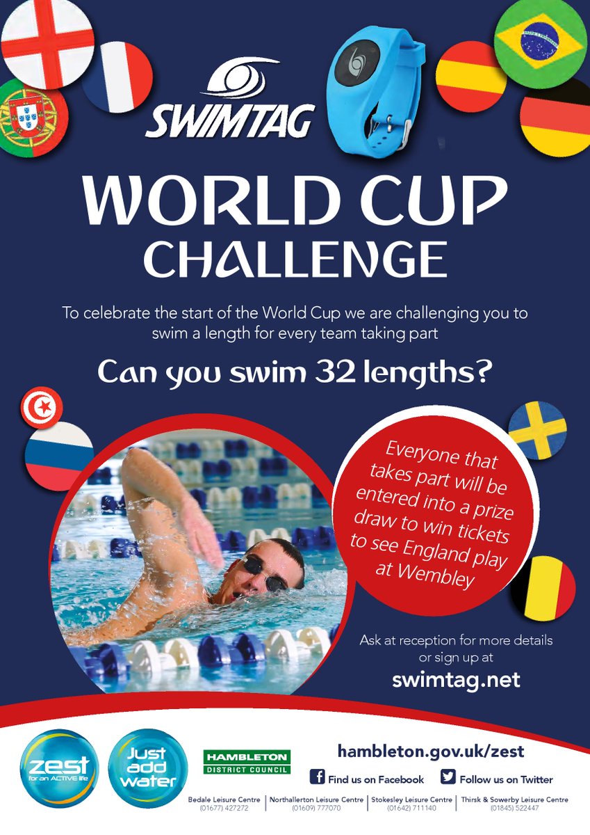 Who wants to win tickets to see England play at Wembley?! Join our <a href="/SWIMTAG/">SWIMTAG</a> World Cup competition and you will be in with a chance to win #swimtag #swimming #winning #WorldCup