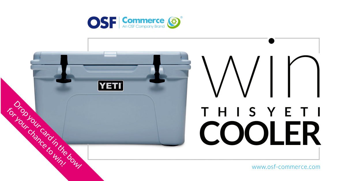 osfdigital's tweet photo. #CNX18 attendees! #WIN a brand new YETI cooler by stopping by our booth #416! #OSFCommerce https://t.co/L1yRyF202k