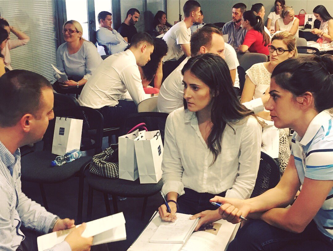 amchamserbia's tweet photo. #AmChamps5 u poseti Neltu iz prve ruke, od vlasnika i menadžera ove kompanije, saznaju kako funkcionišu prodaja i distribucija i bliže se upoznaju sa modelom poslovanja ove grupacije #youngleadersinchange #activeboldconfident https://t.co/My4n3TFr83