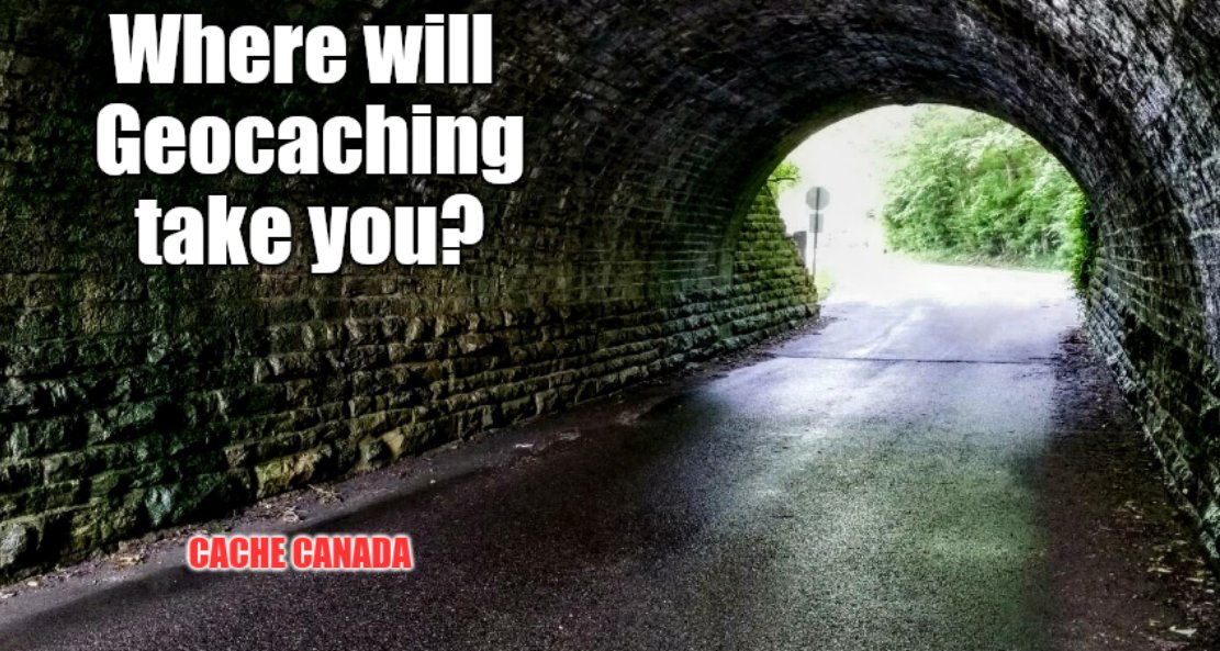 CacheCanada's tweet image. When you @GoGeocaching where will Geocaching take you? Where does the tunnel lead? What adventures await? Cache Canada, cache beyond the tunnel.
youtube.com/c/CacheCanada
#geocaching #GCNW
#Geocaching_TT #USGeocachingHour
#CacheCanada