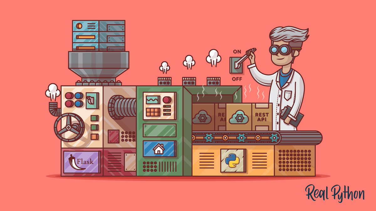 realpython's tweet photo. Building and Documenting Python REST APIs With Flask and Connexion -- https://t.co/uEhOwsnXjk #python #REST #Flask #webdevelopment https://t.co/fREcmC6LNZ