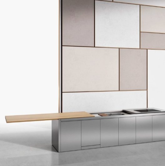 BoffiGeorgetown's tweet photo. Our new “K” kitchen series offers flexibility & functionality in a kitchen cube avail. in 3 designs: K5 (shown), K6 & K2.2. The K5 offers larger dimensions w/a natural solid elm wood sliding top, covering both washing & working areas. https://t.co/KUCWlmptiF #boffi #boffidesign https://t.co/zZi0yNyNhP
