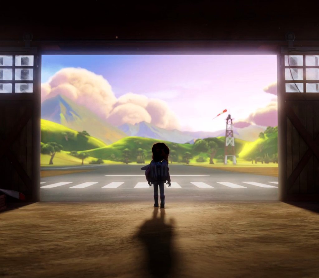 Here's your first look at #DisneyJunior's #TheRocketeer! The animated series follows Kit, a young girl who receives a surprise package on her birthday revealing she's next in line to become the Rocketeer. 🚀 Premiering 2019!