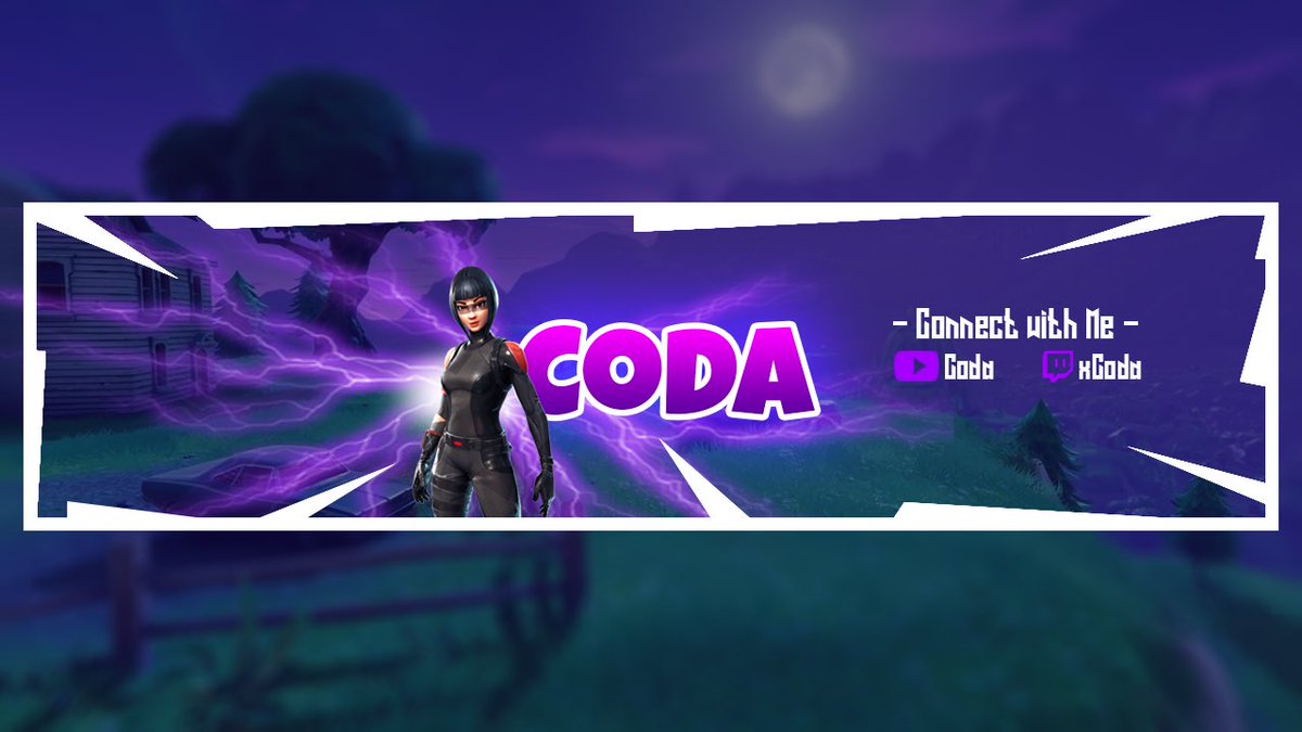 Coda Made A New Twitter Banner Today Fortnite Twitch Youtube Banner