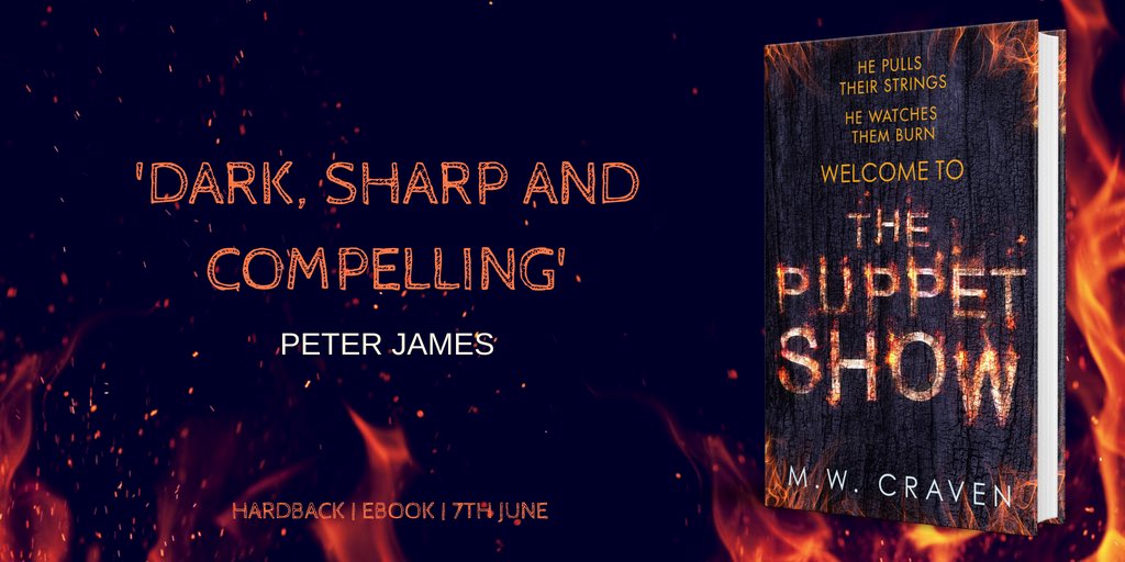 MWCravenUK's tweet photo. #ThePuppetShow: available now in hardback, audio and ebook from all the usual  suspects. https://t.co/ciVBPLC11e