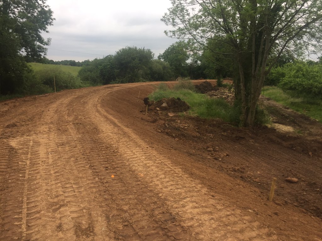 Stables complete and the gallop well underway at our new breaking and pre-training yard at 'Ballybreagh' in Richhill, Co. Armagh - phase 2 #Ballybreagh #crawfordbrosracing