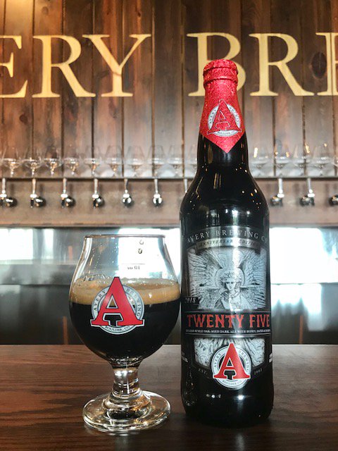 It's a big year for us so we had to create an even bigger brew! Presenting our Twenty Fifth Anniversary Ale, a Belgian-Style Oak-Aged Dark Ale with Honey, Dates, and Raisins. Use our brew finder to find it near you! 

averybrewing.com/brew-finder