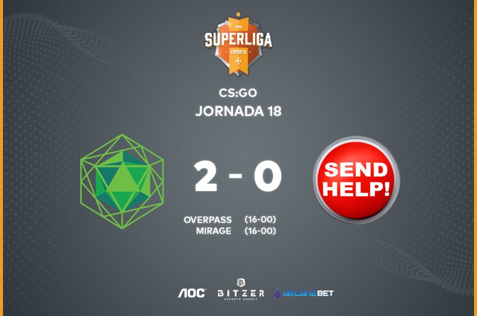 Informamos que os jogadores dos N0RG. não compareceram nos vetos e no servidor, sendo atribuído a vitória, por default, à equipa dos <a href="/HexagoneEsports/">Hexagone Esports</a> por 2-0 a contar para a 18.ª jornada da <a href="/superliga_csgo/">Superliga CS:GO</a>

📣superligaesports.com
💎welcome.arcanebet.com/bitzer/

#SuperligaPortugal