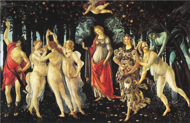 arteaIdia's tweet photo. "Primavera" (1478), Botticelli (Italia) - Bajo Renacimiento https://t.co/ZVp7thHpEc