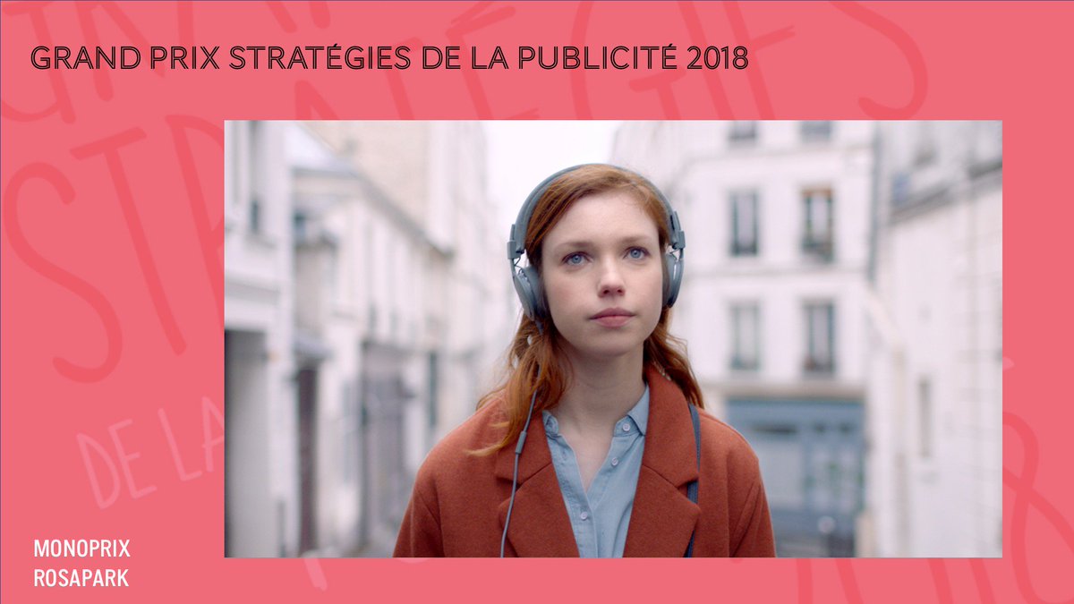 Strategies's tweet photo. Le 41e Grand Prix Stratégies de la #publicité revient au film #theworstsongintheworld de @Monoprix et @ROSAPARK_agency. Bravo ! #gpstrat https://t.co/Oc11kEcVDH