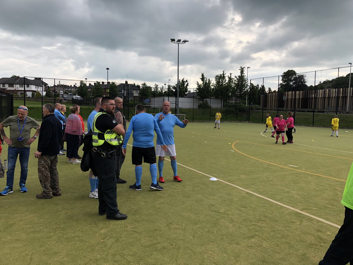 EdenPolice's tweet photo. Great to stop by and see the hard work by the @CumberlandFA working with people from all over the county of all abilities. Was great to say hello to everyone and will stop by again for sure! #PC2209 #PCSO5396 #football https://t.co/ndl0JMxtDS